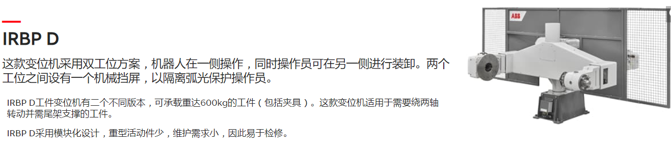 ABB机器人 IRBP D